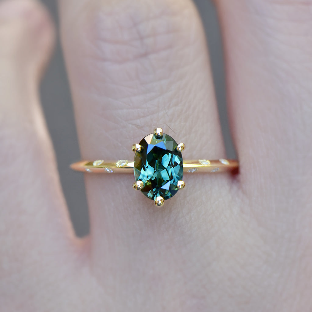 Rhyme sapphire ring - 1.50ct oval sapphire
