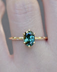 Rhyme sapphire ring - 1.50ct oval sapphire