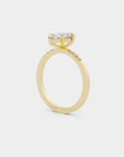 Star Solitaire Diamond Ring - Marquise Lab Diamond