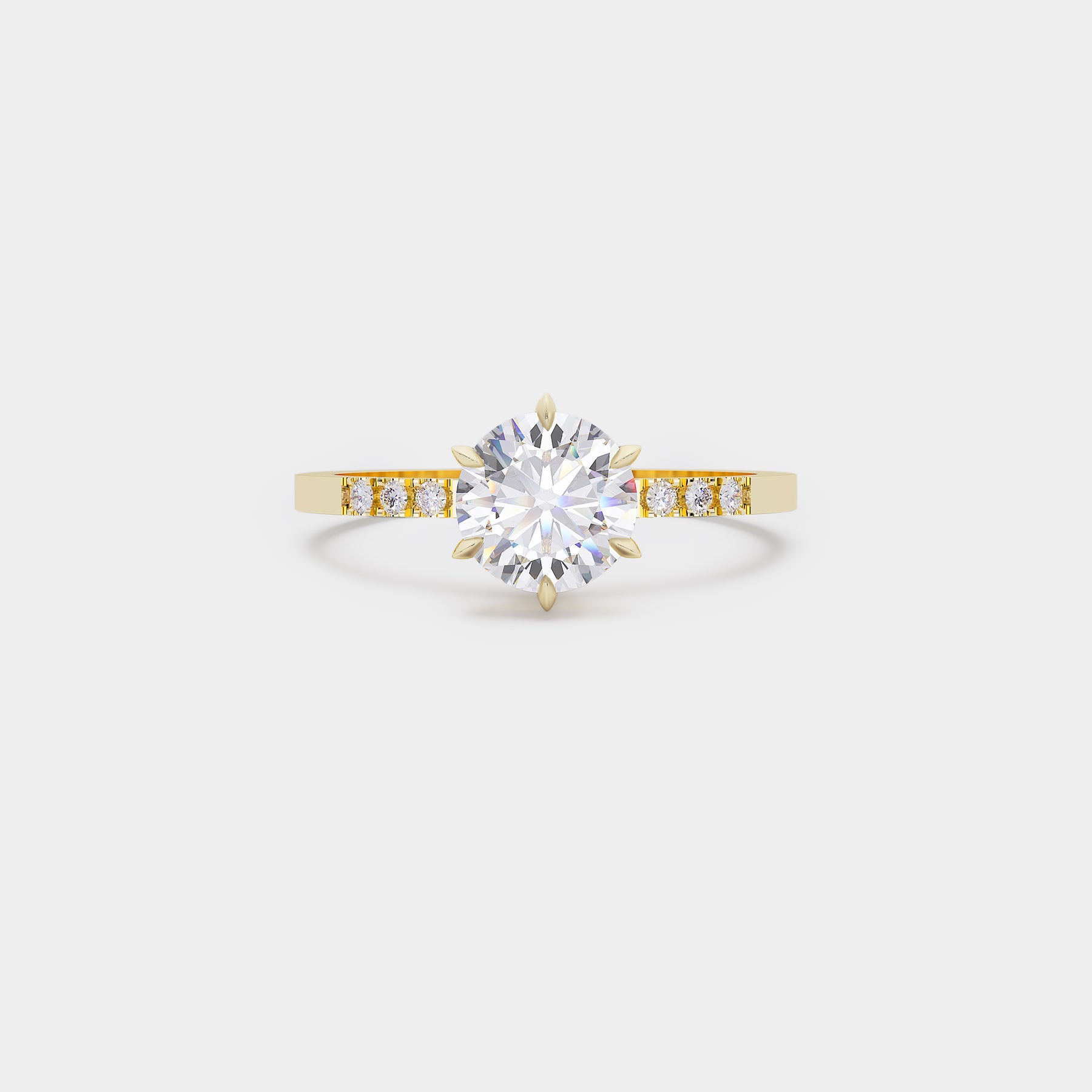Star Solitaire - Diamond Ring