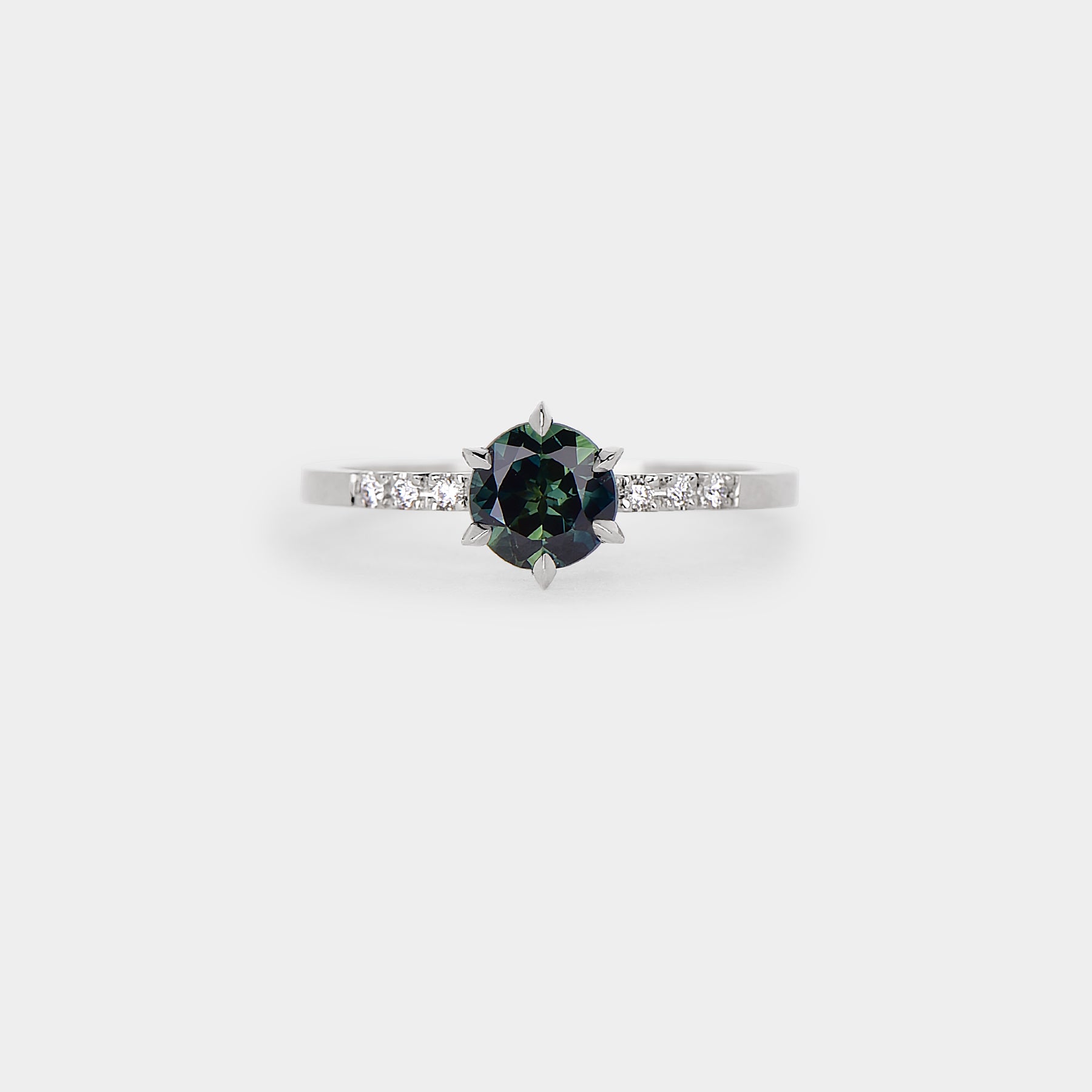 Star sapphire solitaire Ring - 1.03ct round sapphire
