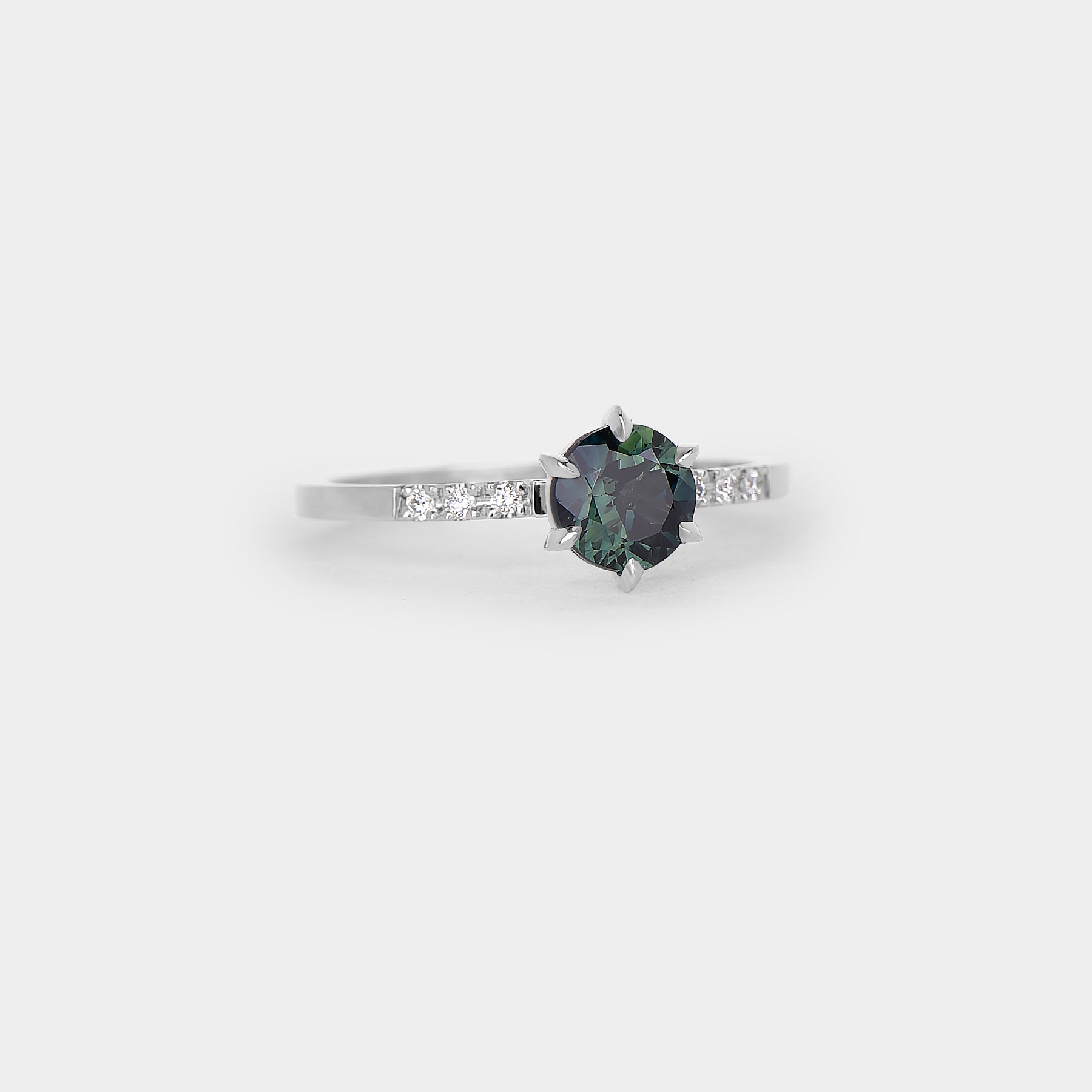 Star sapphire solitaire Ring - 1.03ct round sapphire