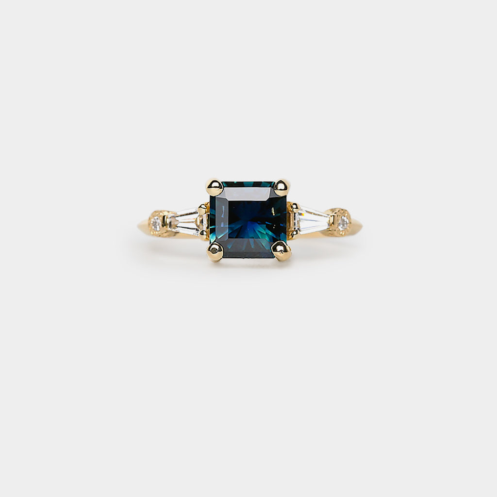 Astra sapphire ring - 1.55ct radiant sapphire