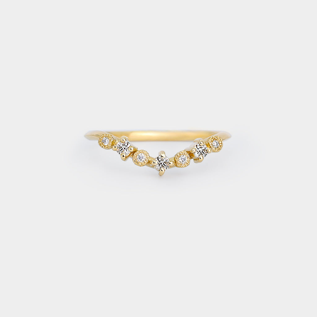 Harmony Wavy Band - Natural Diamond