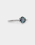Rhyme sapphire ring - 0.93ct round sapphire