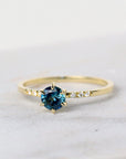 Star Solitaire - Natural Sapphire Ring