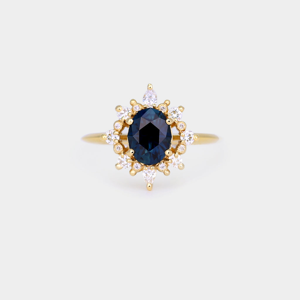 Sunray - Natural Sapphire Ring