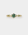 Harmony Engagement Ring - 0.515ct round sapphire