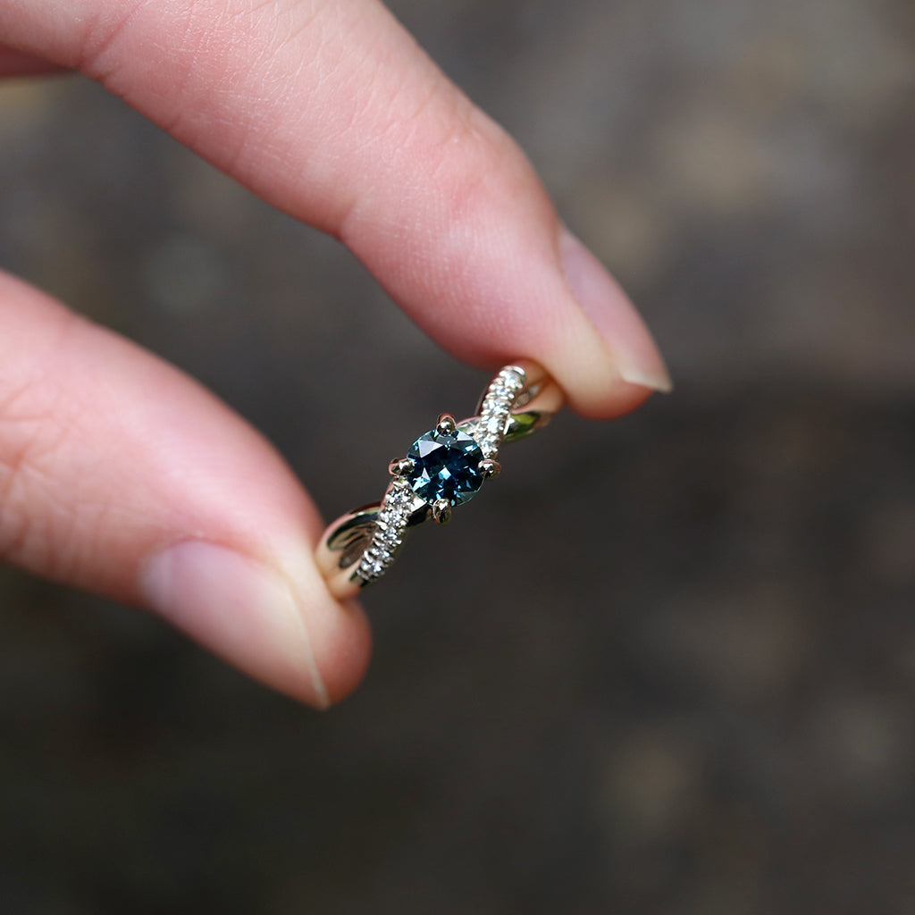 Infinity - Natural Sapphire Ring