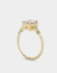 Astra Diamond Ring - 0.74ct Emerald cut Lab Diamond