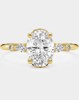 Astra Diamond Ring  - Oval cut Lab Diamond