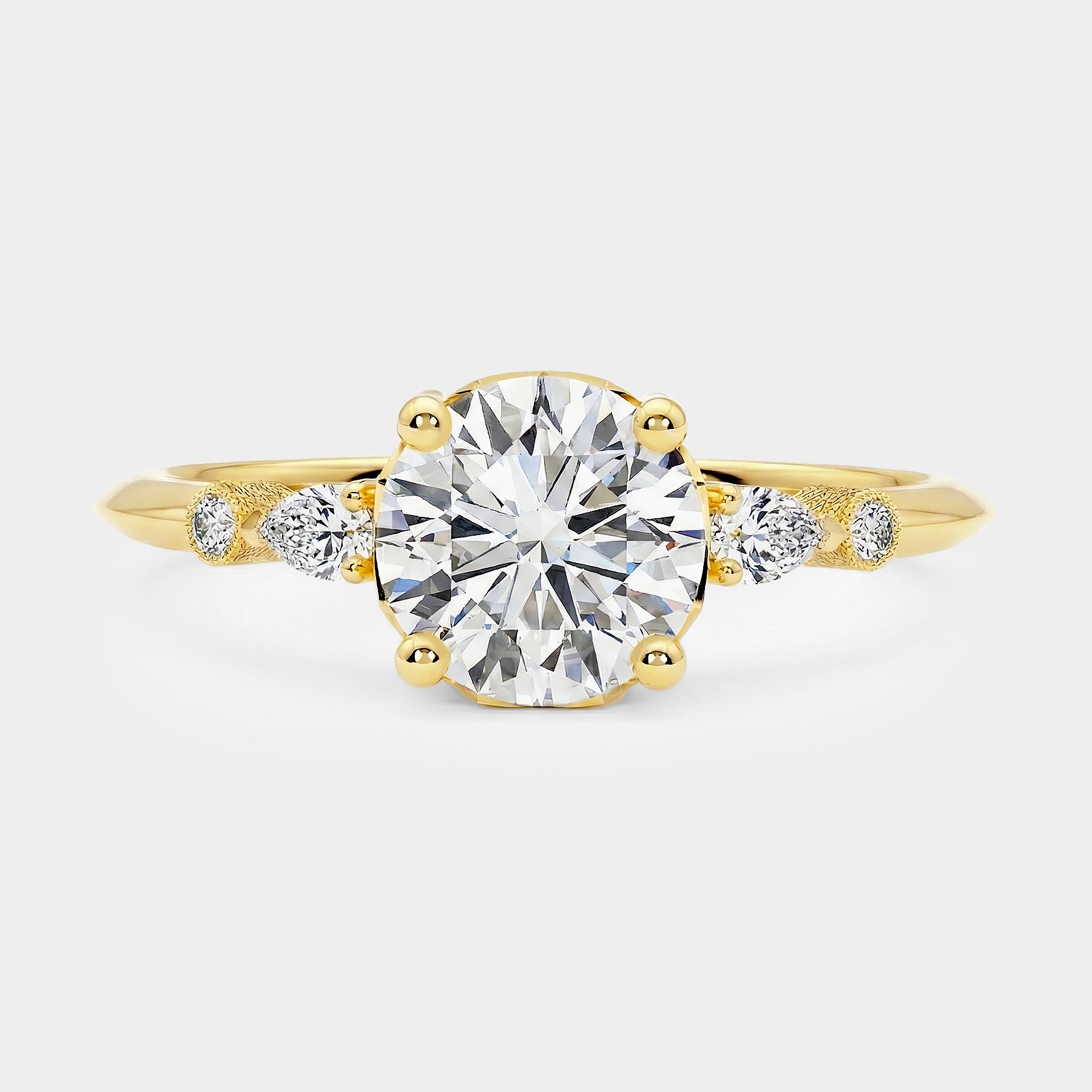 Astra Diamond Ring  - Round Lab Diamond
