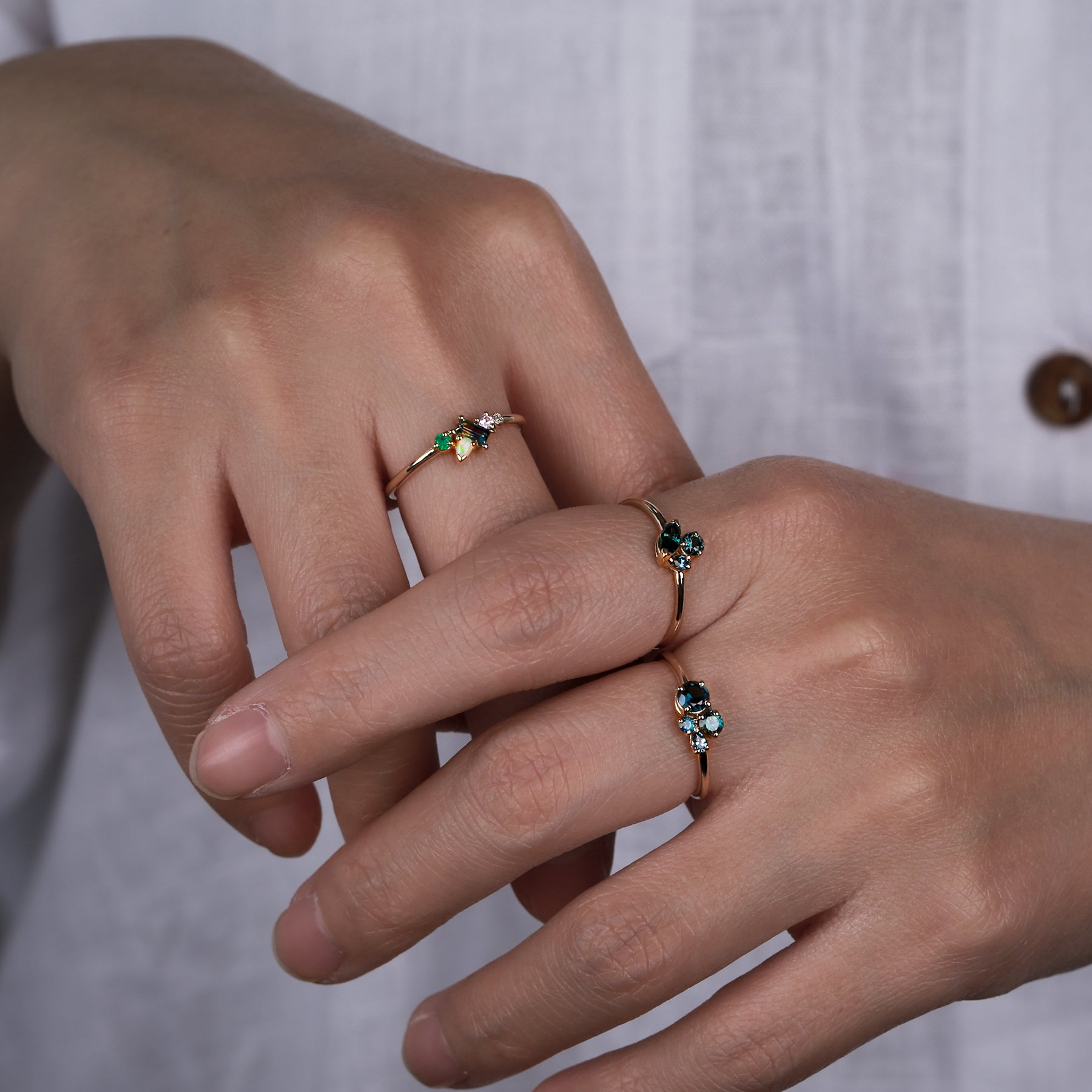 Azure bloom cluster ring