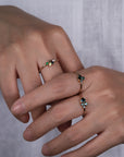 Bouquet cluster ring