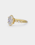 Harmony Diamond Ring - 2.08ct Oval Lab Diamond