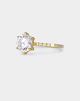 Star Solitaire Diamond Ring - 2.05ct Round Lab Diamond