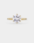 Star Solitaire Diamond Ring - 2.05ct Round Lab Diamond