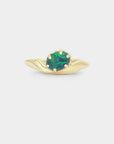 Dune - Oval Black Opal Ring