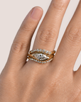 Dune Graduated Diamond Band