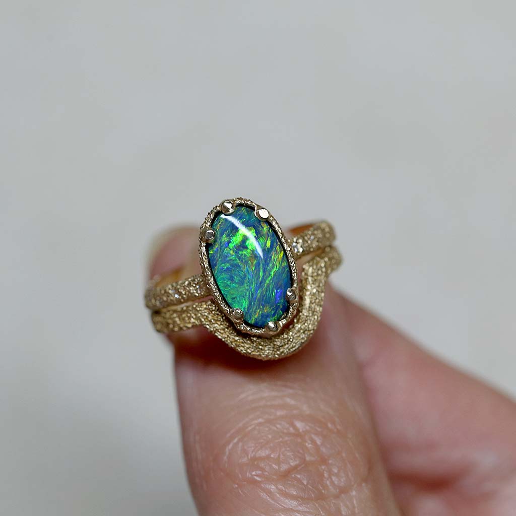 Galaxy - Natural Opal Ring