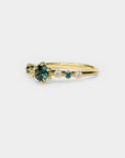 Harmony Engagement Ring - 0.52ct round sapphire