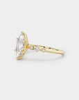Harmony Diamond Ring - Marquise Lab Diamond