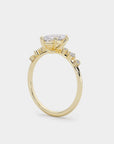 Harmony Diamond Ring - Marquise Lab Diamond