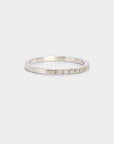 Pave Setting Band - natural diamond