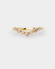 Harmony Wavy Band - pink sapphire