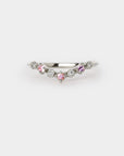 Harmony Wavy Band - pink sapphire