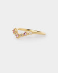 Harmony Wavy Band - pink sapphire