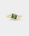 Dune Signet - Emerald Sapphire Ring