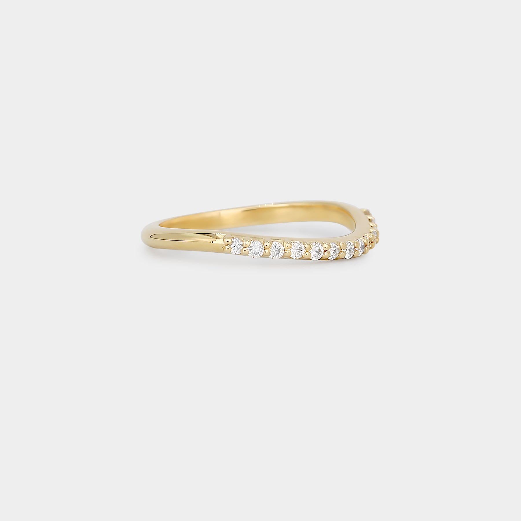 Dune Pavé Diamond Band