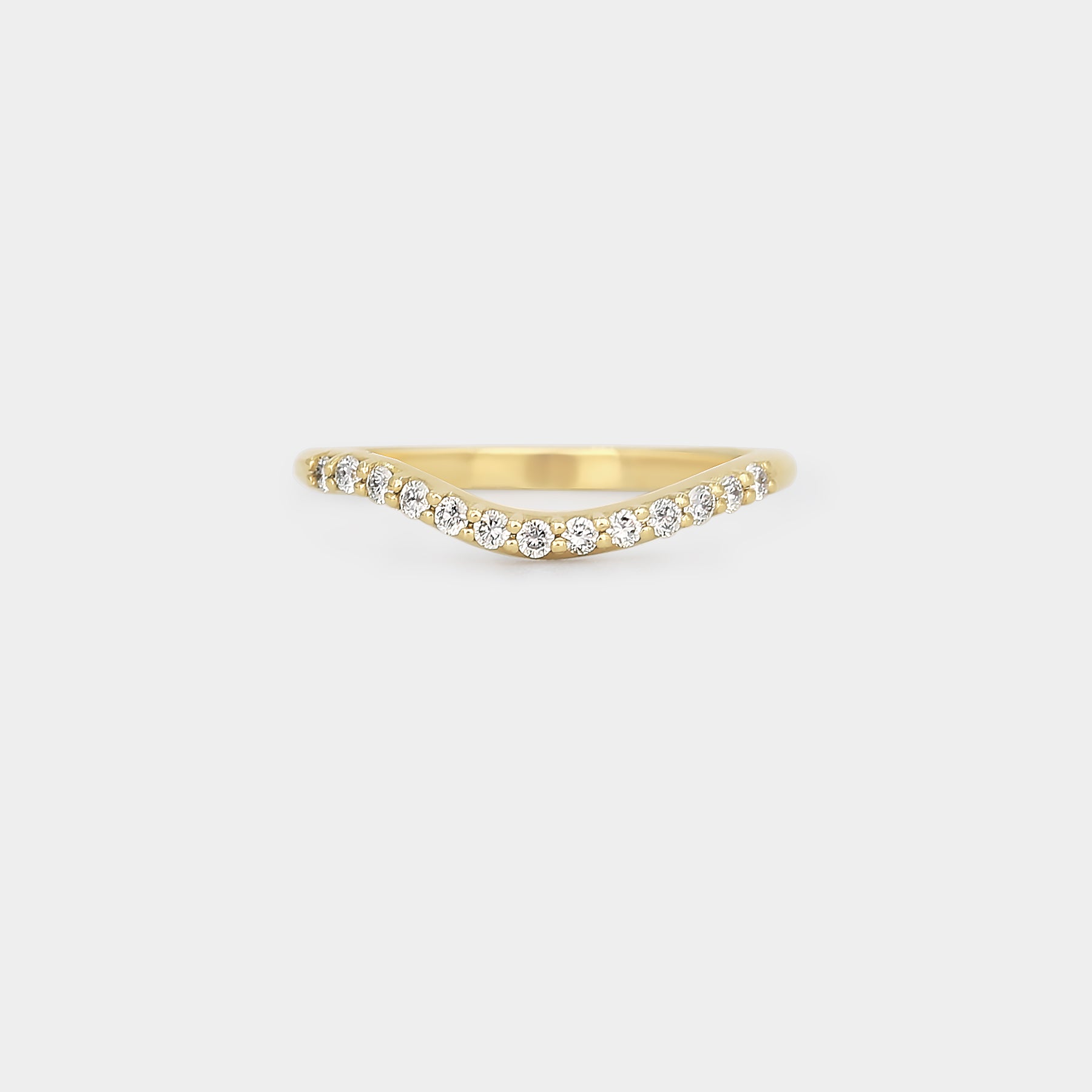 Dune Curve Diamond Band