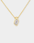 Dune Signet Diamond Necklace