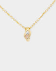 Dune Signet Diamond Necklace