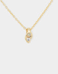Dune Signet Diamond Necklace