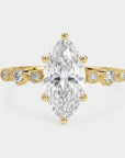 Harmony Diamond Ring - Marquise Lab Diamond