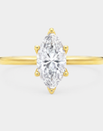 Petal Diamond Ring - Marquise Lab Diamond