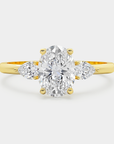 Arcéa Trilogy Diamond Ring - Oval Lab Diamond