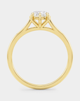 Rim Diamond Ring – Oval Lab Diamond