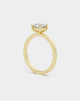 Pure Solitaire Diamond Ring - Round Lab Diamond