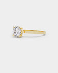 Pure Solitaire Diamond Ring - Round Lab Diamond
