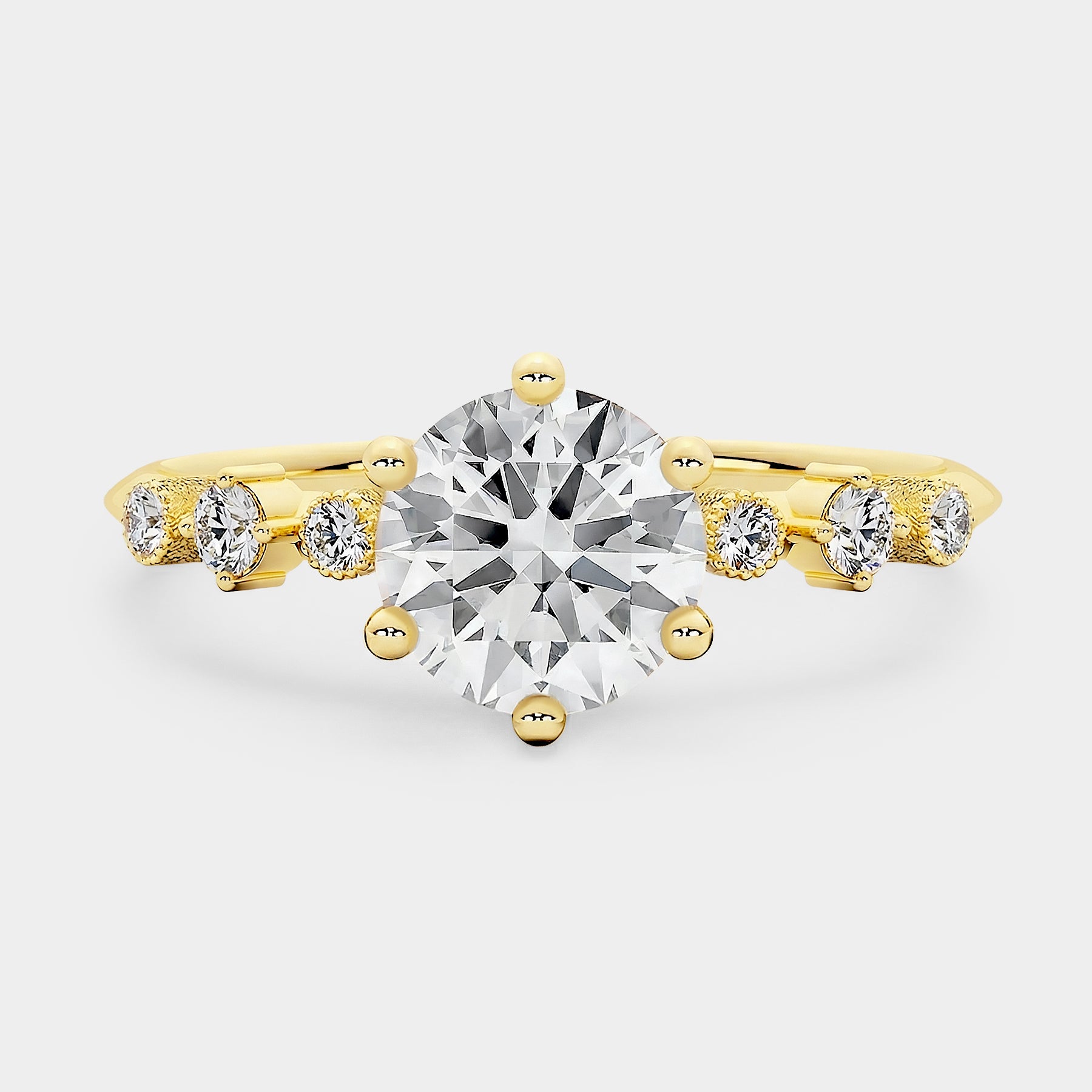 Harmony Diamond Ring - Round Lab Diamond