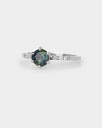 Star sapphire solitaire Ring - 1.03ct round sapphire