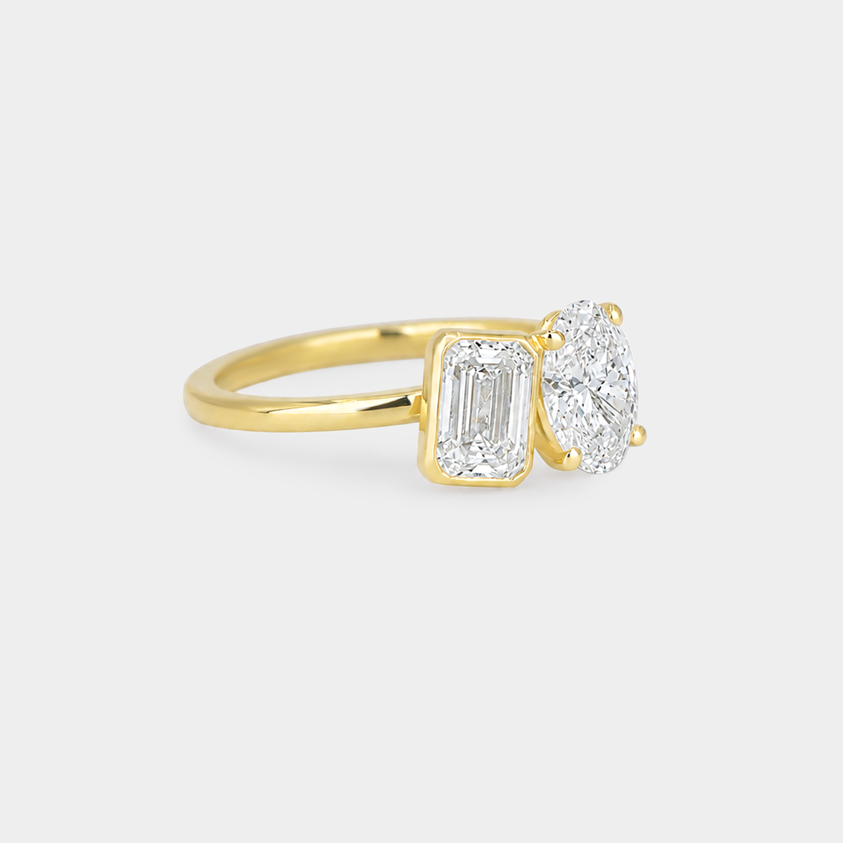 Toi et Moi Diamond Ring - 2.03ct Lab grown Diamonds