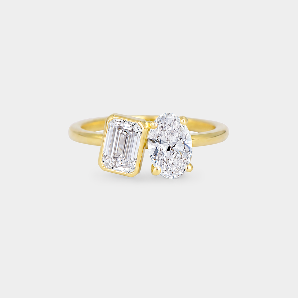 Toi et Moi Diamond Ring - 2.03ct Lab grown Diamonds