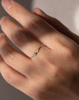 Petite Galaxy Birthstone Ring - Choose your birthstone
