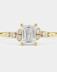 Meadow Cluster Diamond Ring – Emerald Lab Diamond