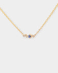 Petite Galaxy Birthstone Necklace - Choose your birthstone